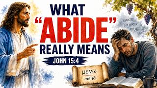 John 15:4: The Greek Meaning of “Abide” Every Tired Christian Needs