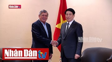 Chủ tịch nước Lương Cường tiếp Chủ tịch Đảng Cộng sản Chile