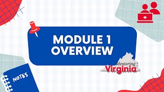 Mentoring Virginia Module 1 Overview