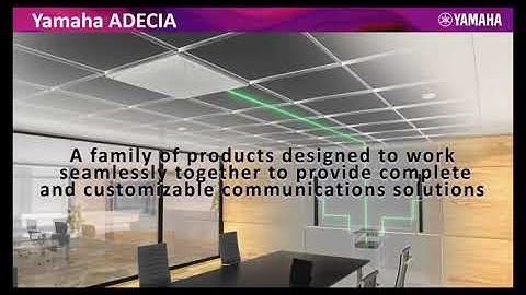 Yamaha ADECIA Ceiling Microphone Conference System