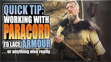 Lacing Lamellar Armor? - Quick Tip!