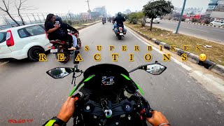 Z900 Vs Z900 Vs Zx6R Superbikes Reactions Zx6R Reactions Lets Race