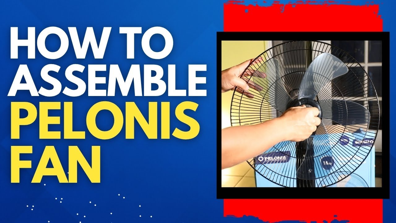 Pelonis Fan // How to assemble and put together the fan - YouTube