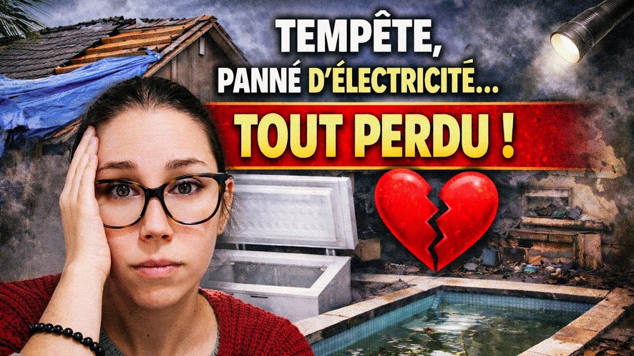 Tempête, panne d’électricité, tout perdu… je vous explique pourquoi j’ai disparu 💔