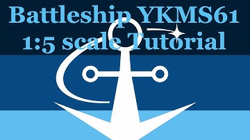 Minecraft YKMS61 1:5 scale Tutorial | BikMCTH Combined Warship