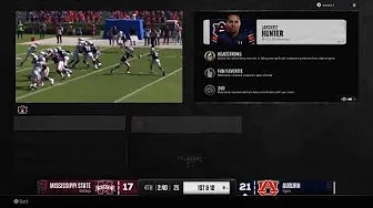 NCAA 25 College Football: Mississippi State Bulldogsat Auburn Tigers thumbnail