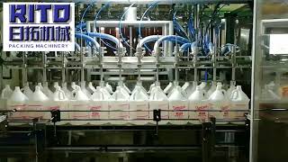 Fully automatic double lane 12 head filling machine