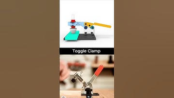 Toggle Clamp Mechanism — Strong and Reliable Clamping System #mechanic #technology  #automobile