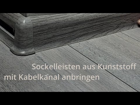 Video: Wozu braucht man eine Sockelleiste mit Kabelkanal?