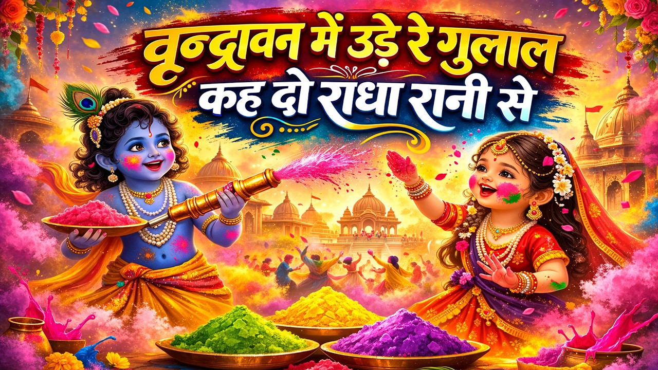 Vrindavan Mein Ude Re Gulal - वृन्दावन में उड़े रे गुलाल कह दो राधा रानी से | Holi Bhajan