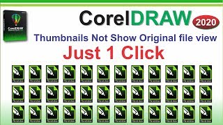 Corel Draw CDR file not Preview Thumbnails how to Salve this problem tutorial by, Amjad Graphics