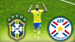 PES 2021 - BRAZIL vs PARAGUAY (Conmebol Qualification) Ft. Neymar, | Prediction \u0026 Full match