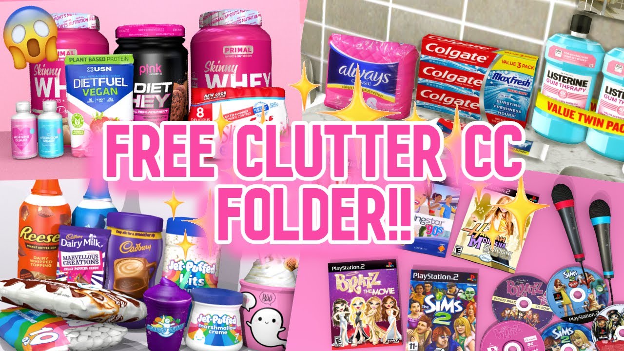 New My Cc Is Free 🥰 250 Clutter Cc Download Cc Links The Sims 4