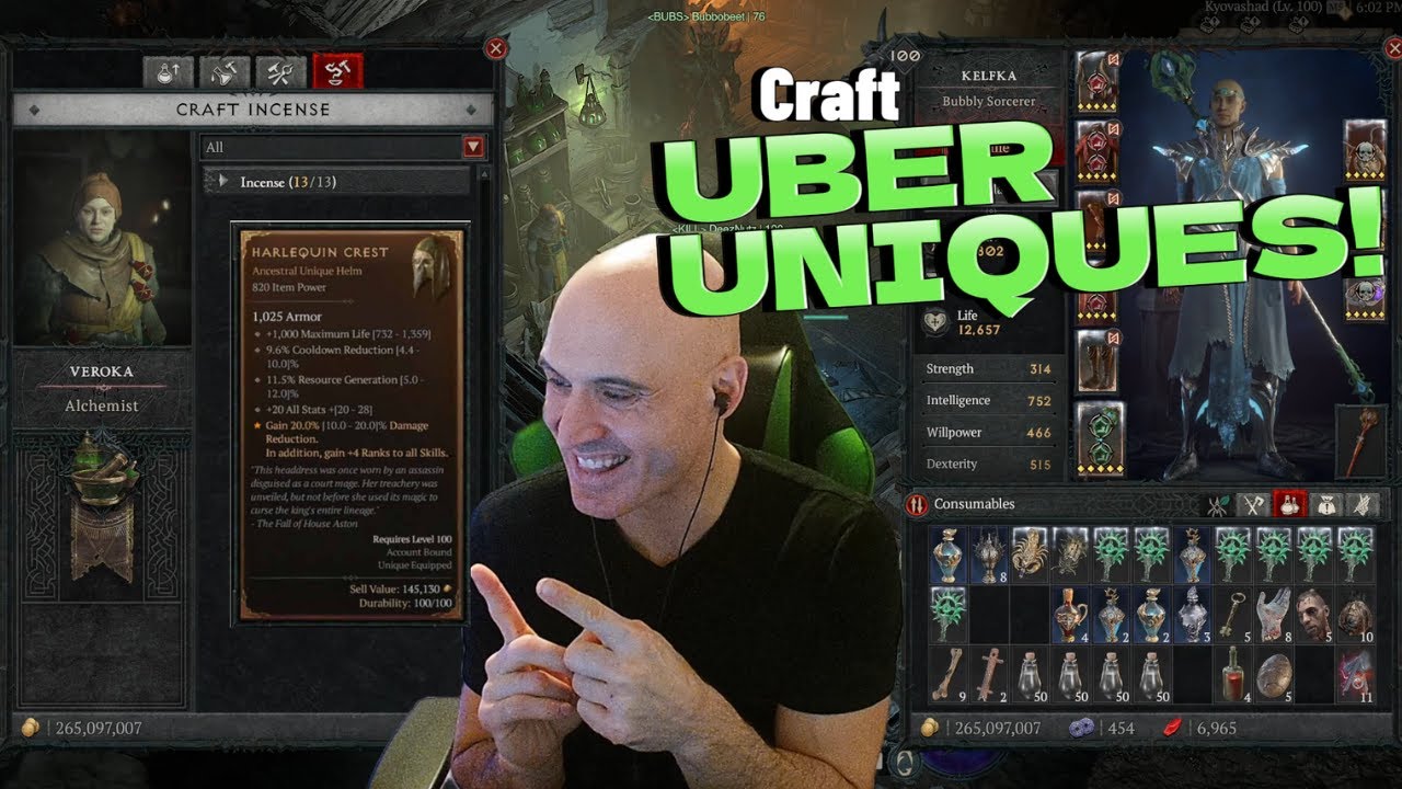 Craft UBER UNIQUE'S in NEW UPDATE! Diablo 4 Season 3 and HIGHER DROP RATES!