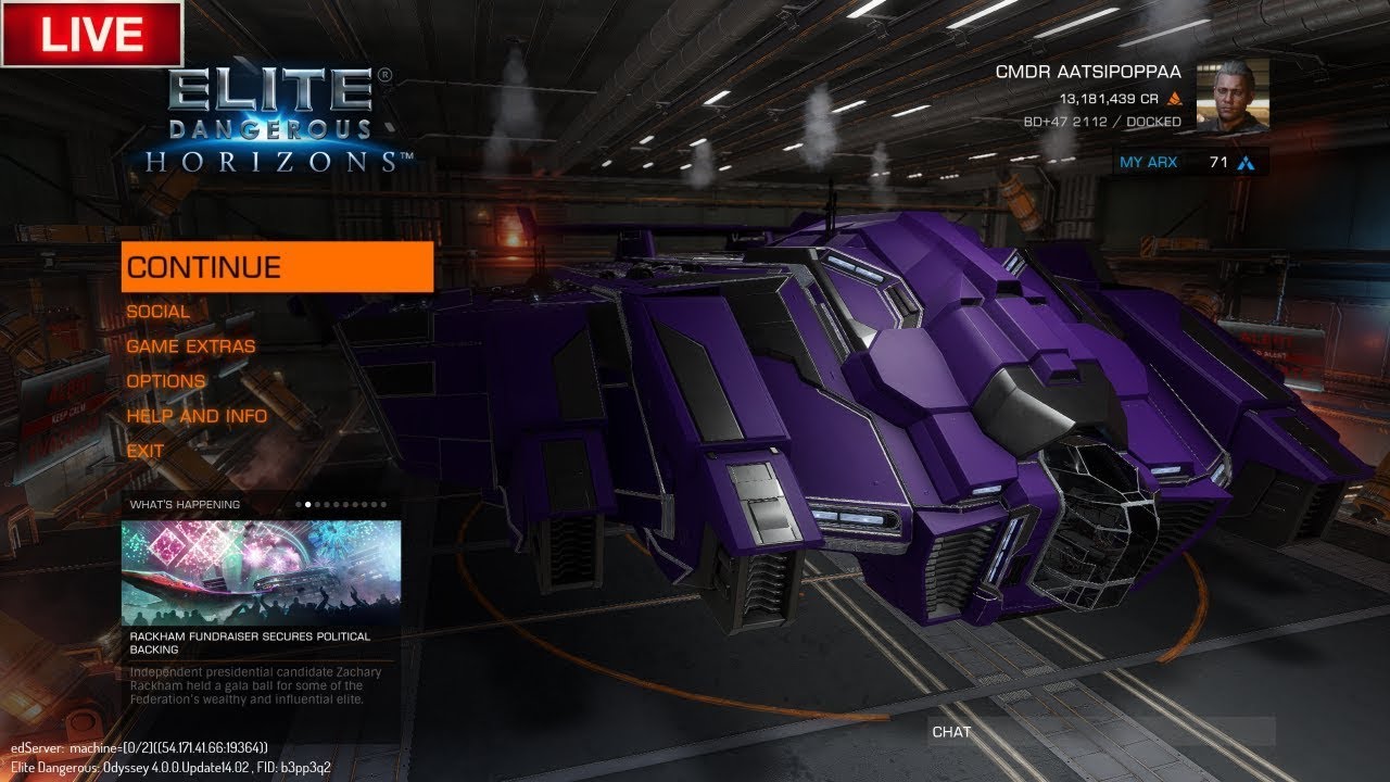 Elite Dangerous chilling l 🔥Live Stream 2K🔥