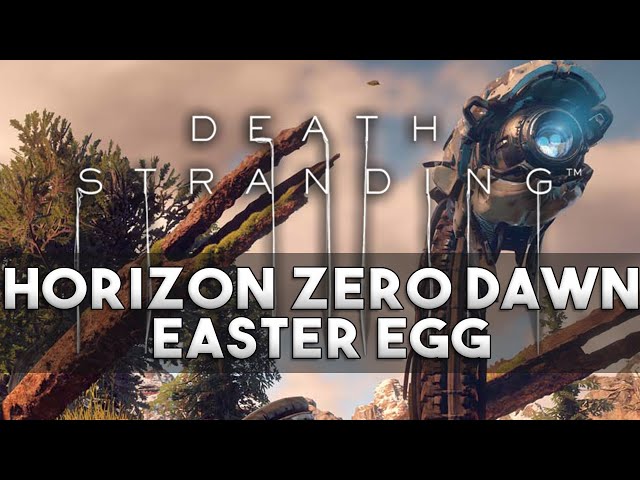 Death Stranding Easter Egg Mysterious Box - Horizon Zero Dawn - How to,  Gameplay #70 