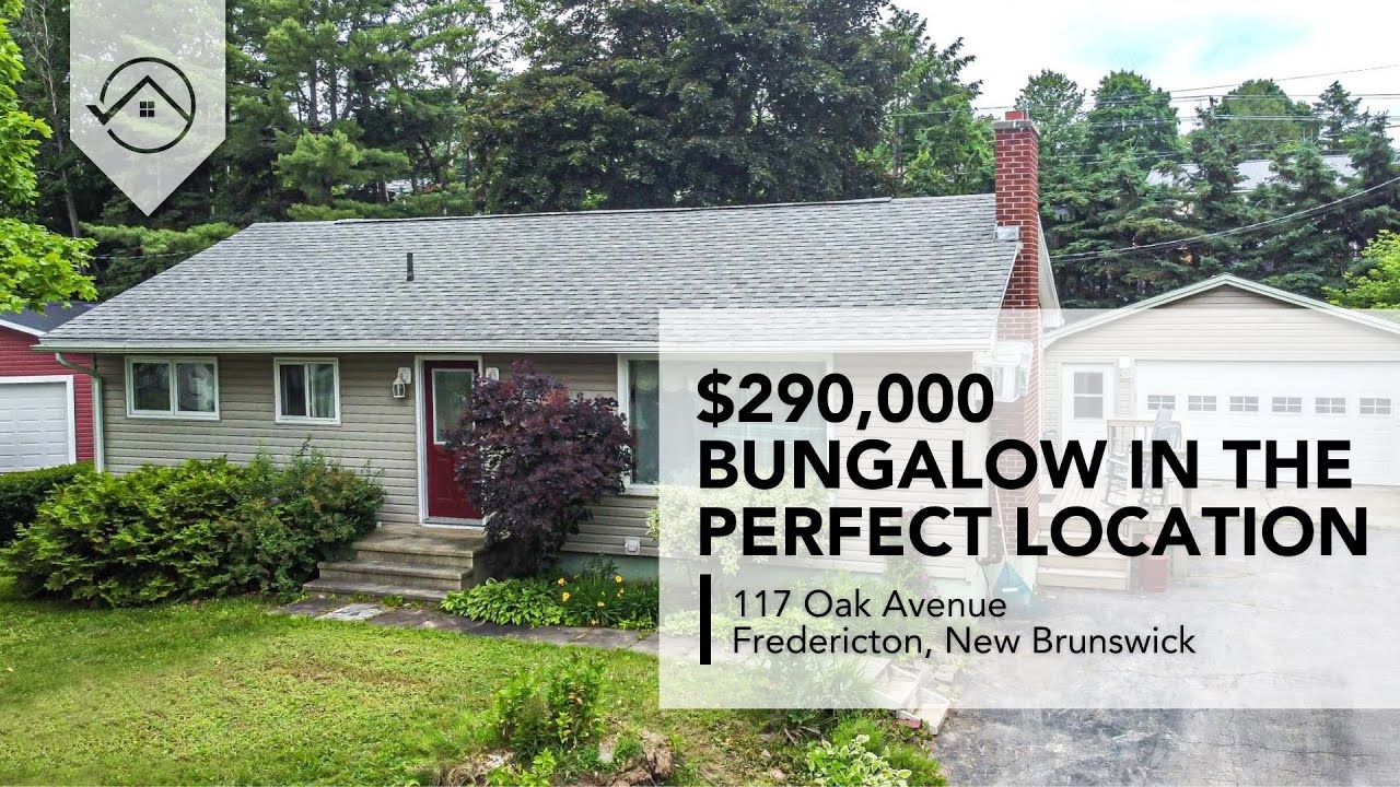 Here is a 290,000 Bungalow in Fredericton, New Brunswick YouTube