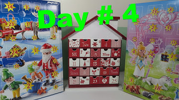 Day 4 Advent Calendar Palooza Shopkins Playmobil More Unboxing Opening
