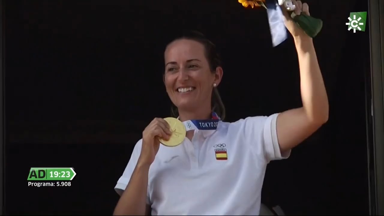 Fátima Gálvez: oro en Tokio 2020 en Trap Mixto. Andalucía Directo 3/8/21. Baena (Córdoba).