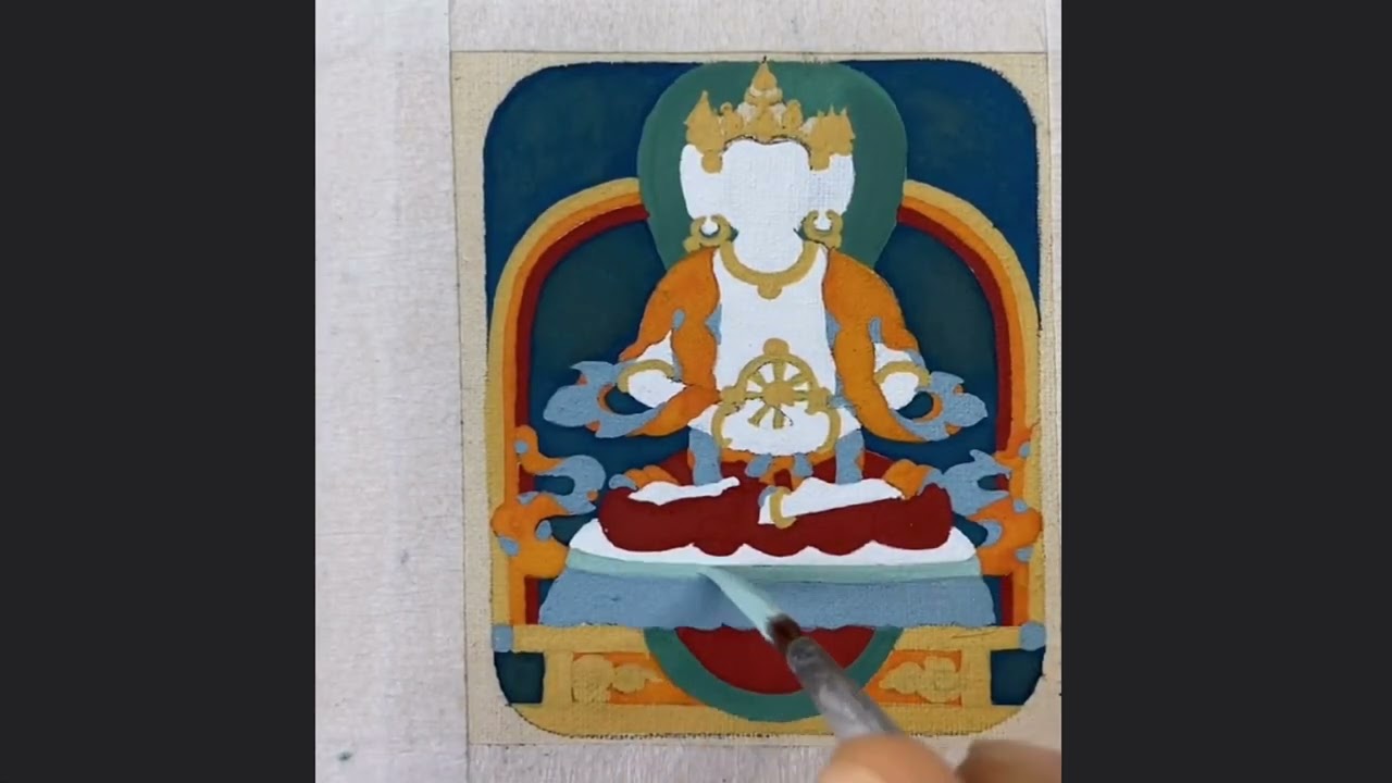 Thangka Art Tibetan Thangka Paintings Buddhist Thangkas Hand-painted 