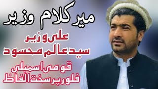 خیبر پختون خواہ اسمبلی میں میرکلام وزیر نے پی ٹی ایم کے مرکزی علی وزیر سید عالم محسود