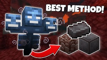 Use a Wither to MINE Netherite?! (Fastest Method in Bedrock)
