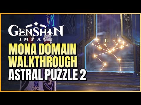 Mona's Domain Walkthrough Guide (Maze Astral Puzzle 2) | Ancient Azure Stars | Genshin Impact 2.8