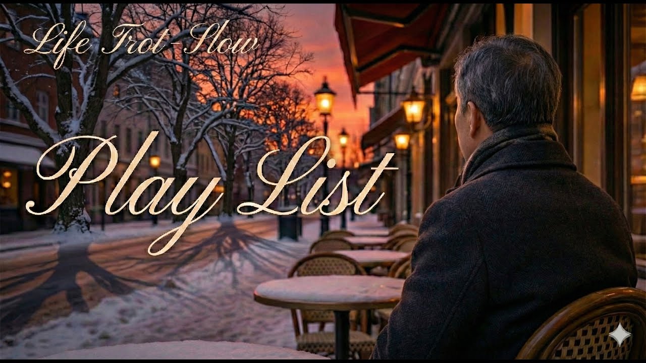 힐링 감성 플레이리스트🌿하루를 살아가는 삶과 인생의 슬로우 트로트입니다. 