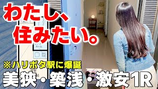 This room is 107 square feet/narrow small japanese apartment