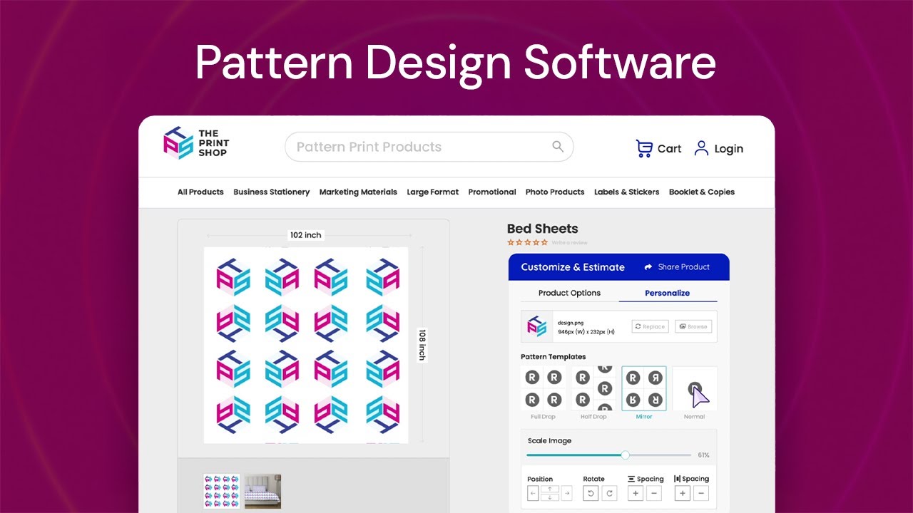 Introducing the Pattern Design Software by OnPrintShop - YouTube