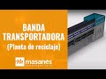 Banda Transportadora 3D en Central de Reciclaje - Masanés Servindustria