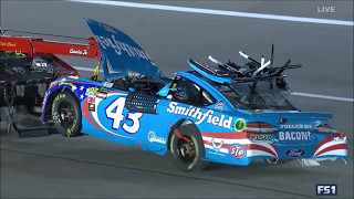Aric Almirola Kansas Wreck Coverage
