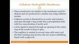 Membranes for Plasma Separation Part 2