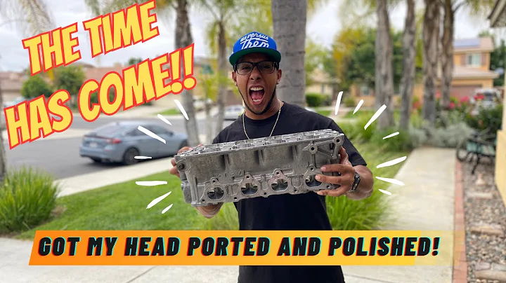 GOT MY B16 HEAD PORTED AND POLISHED!!!