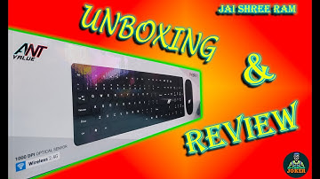 ANT Value (FKBRI05) keyboard mouse combo wireless unboxing and review #unboxing #unboxingvideo