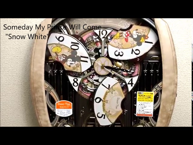 SEIKO Melodies In Motion Wall Clock Disney FW563A - YouTube