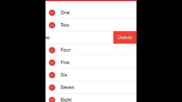 iOS Tutorial- Delete data and table cell from table view (UITableView)