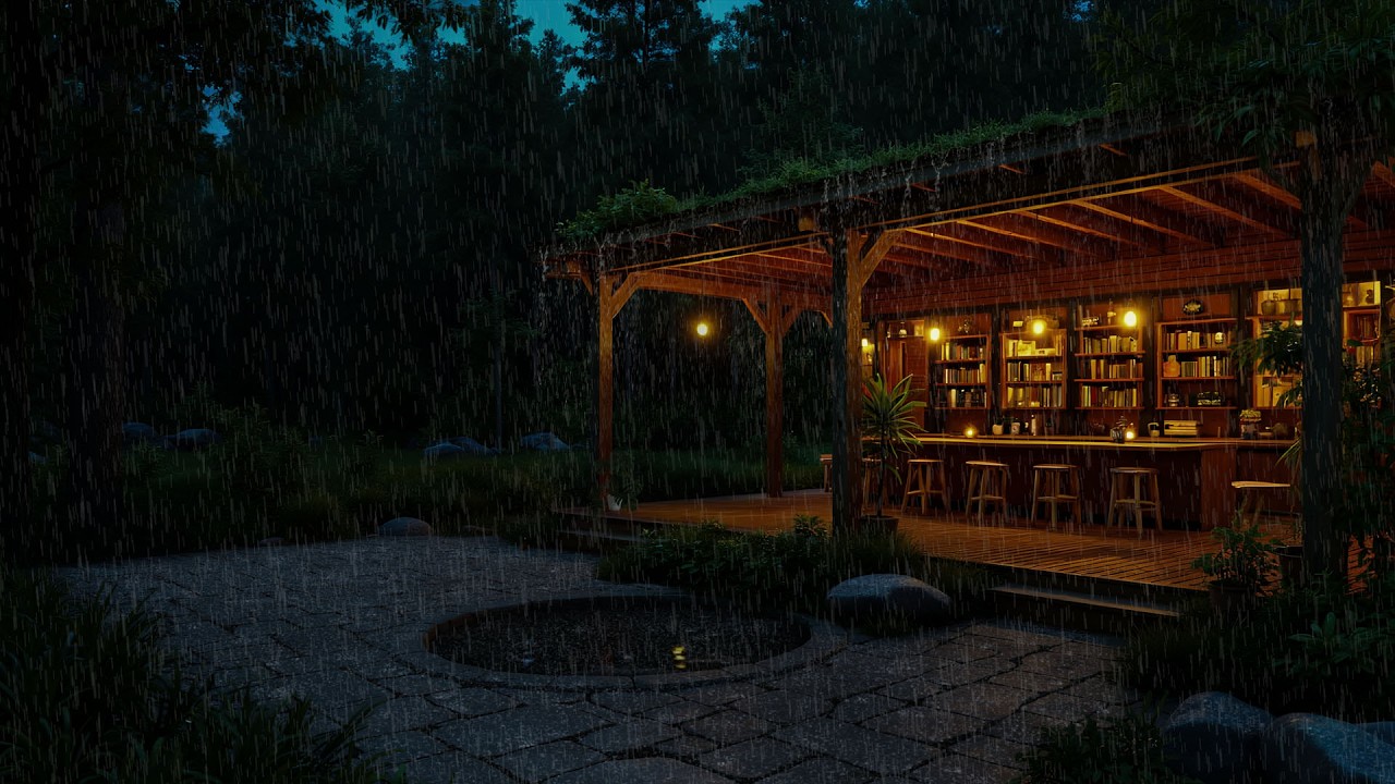 Быстро Засыпайте За 3 Минуты Под Звуки Дождя Ночью • Снимает Стресс И Способствует Выработке Мелатон