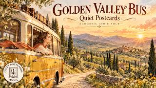 Golden Valley Bus – Warm Acoustic Folk & Sunset Melodies for Slow Travel | Quiet Postcards screenshot 1