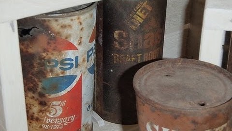 steel cans display case