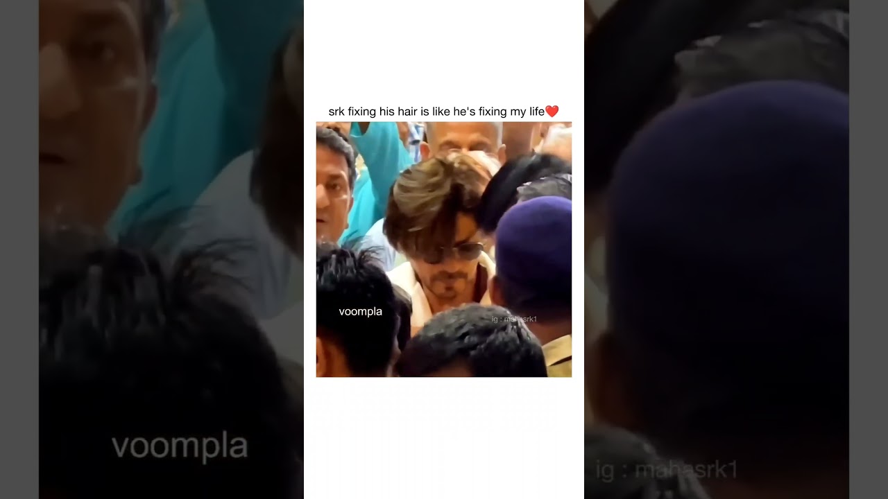 SRK HIS HAIR OMG 😮 #srk #jawan #srkfan #hairstyle #haircare