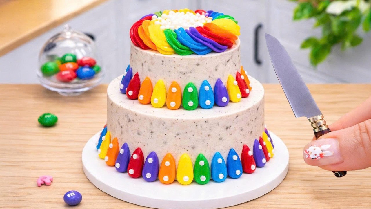 1000+ Mini Rainbow Chocolate Cake Recipe 🌈🍫 Amazing Mini Rainbow Cake ...