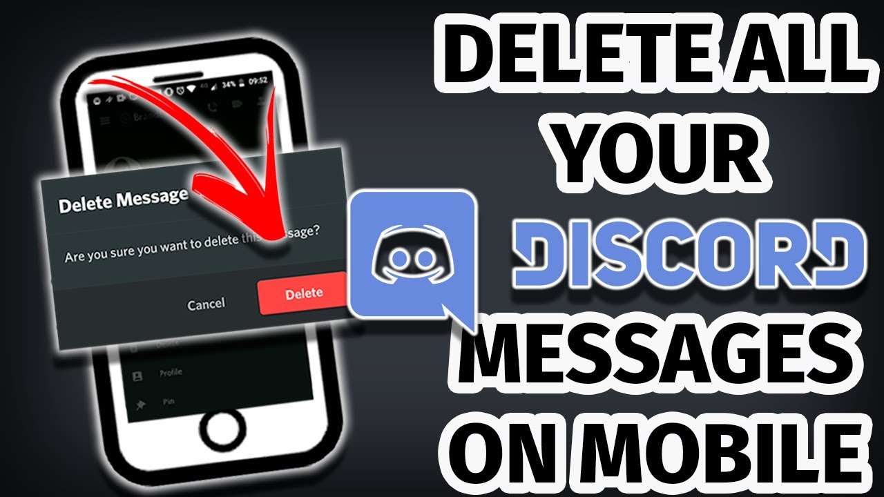 How To Delete All Discord Messages On Mobile In 1 Minute! 2021 - Dim Tutorials