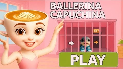 BALLERINA CAPPUCCINA PRISON RUN OBBY ESCAPE Roblox Gameplay Walkthrough No Death 4K