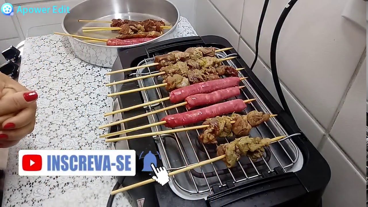 COMO FAZER CHURRASCO NO ESPETO, NA CHURRASQUEIRA ELETRICA! FAÇA E VENDA ...