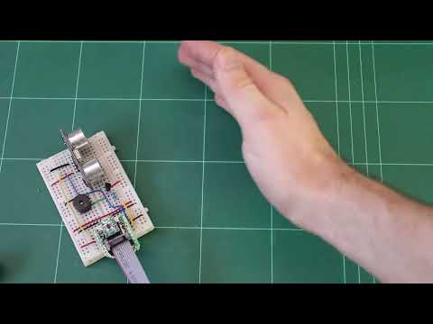 Projects using the ATtiny10 Microcontroller IC - Wireless Music Box using Ultrasonics