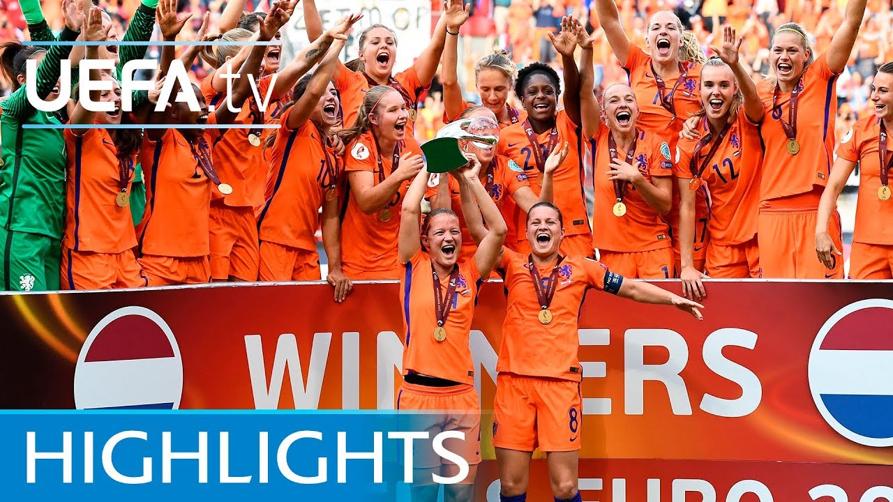  Update New  Women's EURO final highlights: Netherlands v Denmark