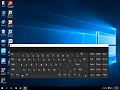 Shortcut key to Open On Screen & Touch Keyboard in Windows PC