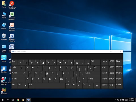 Video: How To Display The Keyboard On The Screen