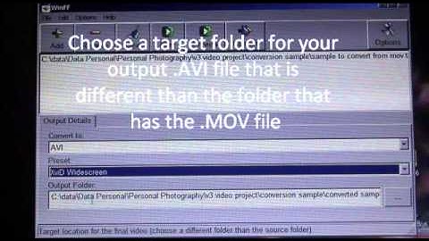 How To Edit .MOV Video with Windows Movie Maker (for free using WinFF)